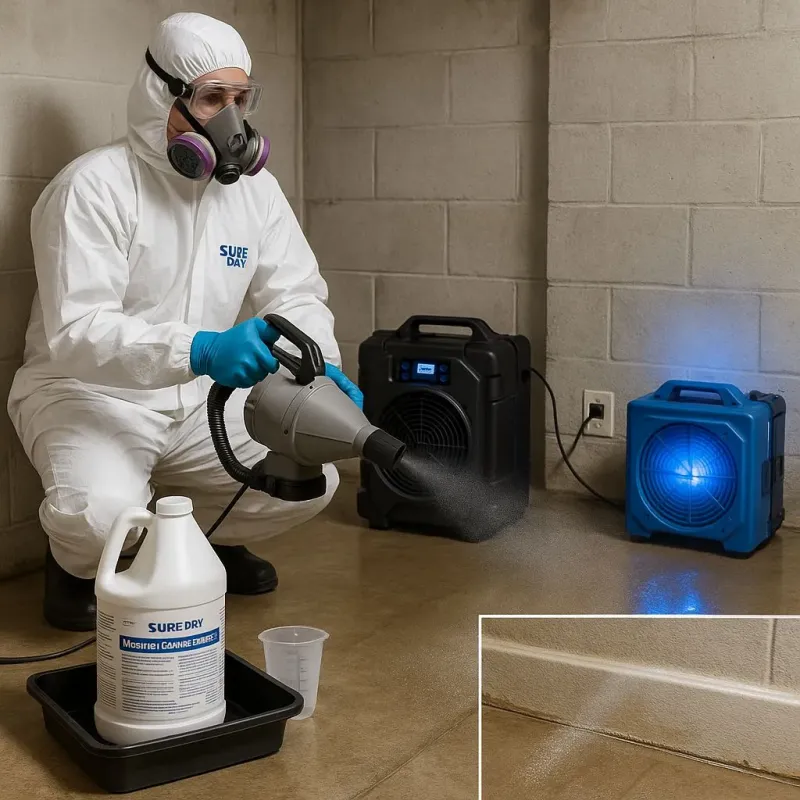 Sanitization and Odor Removal process in Montgomeryville, PA