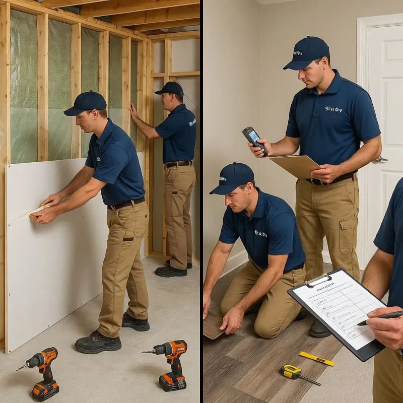 Repairs and Reconstruction process in Montgomeryville, PA